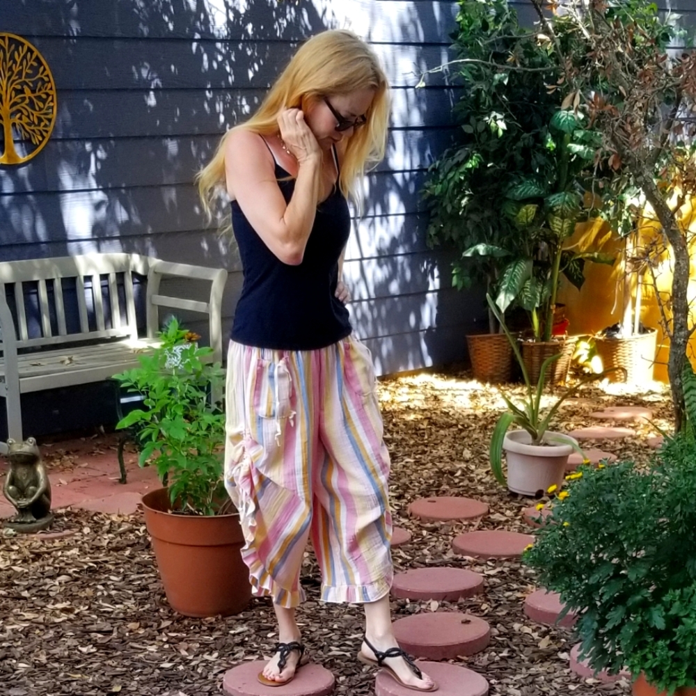 Bohemian Culotte Wide Leg Fashion Pants